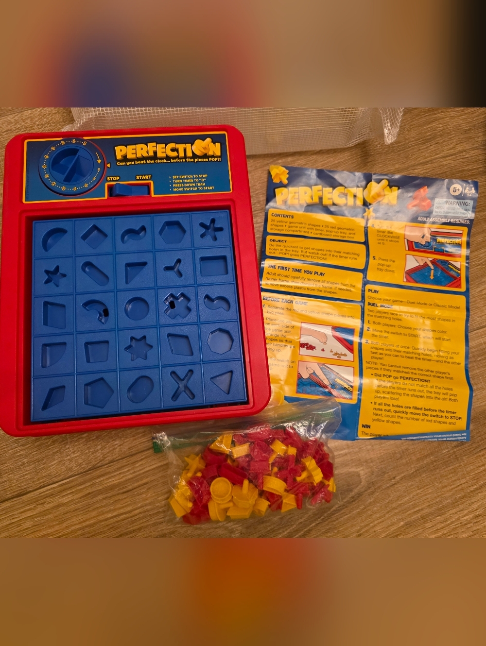Perfection Kids Game -  "Pizza, Pizza!" (4 Games Included)